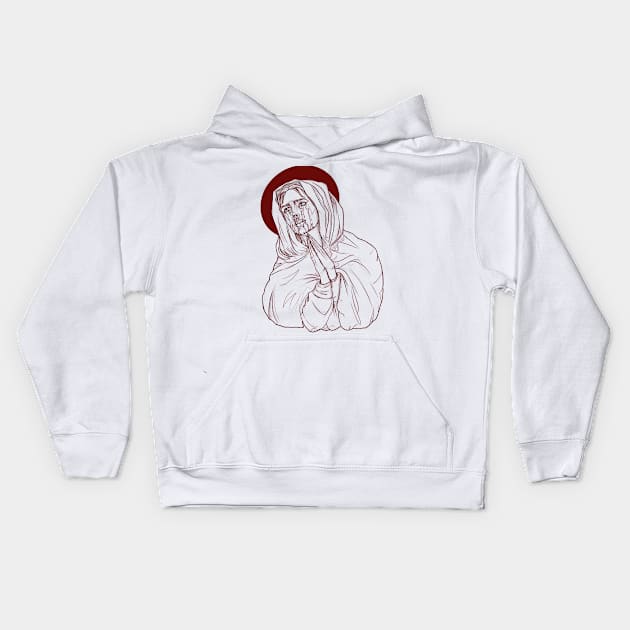 Prayer Kids Hoodie by JessicaJaneAusten